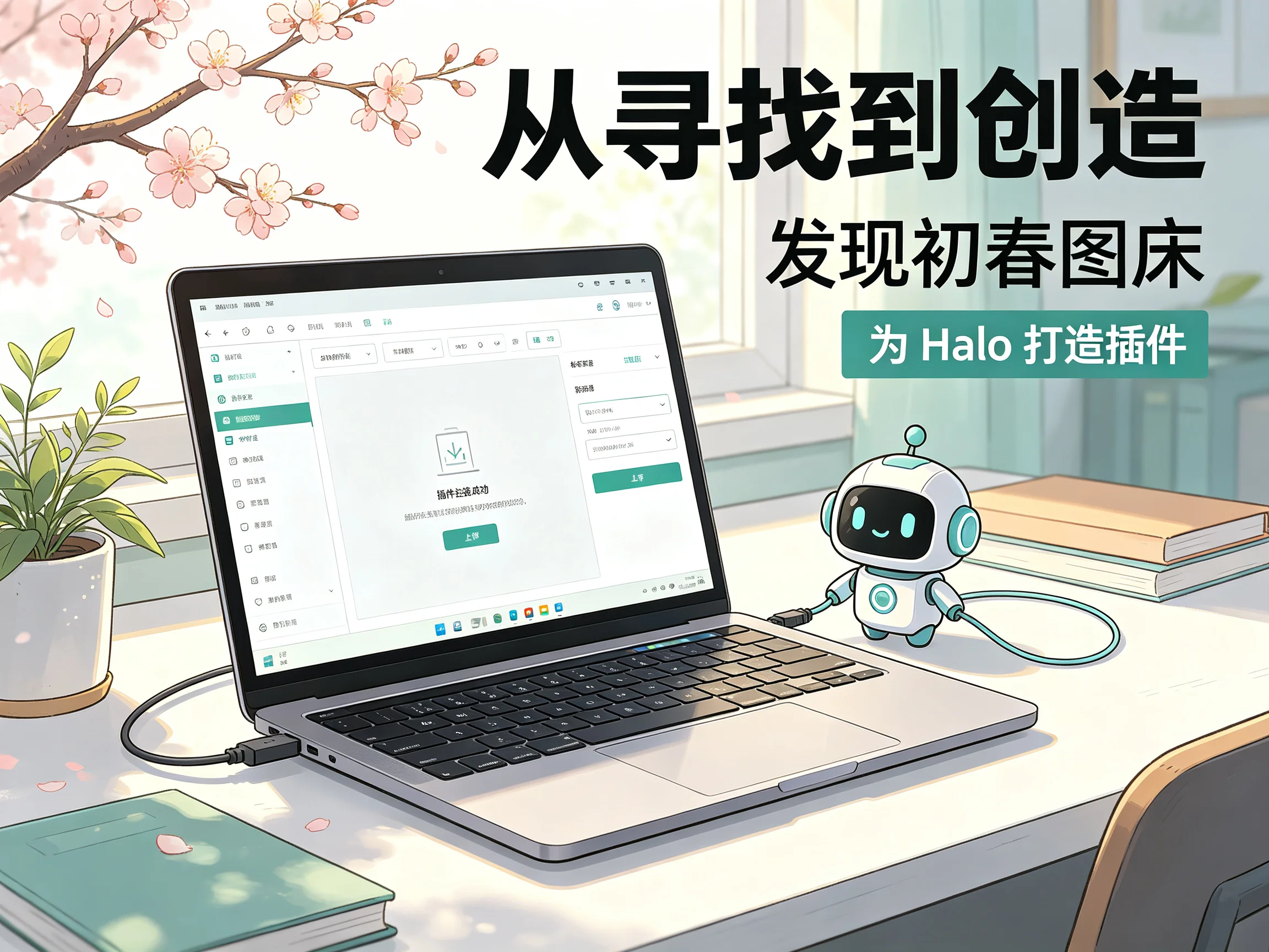 从寻找到创造：发现初春图床，为 Halo 打造插件