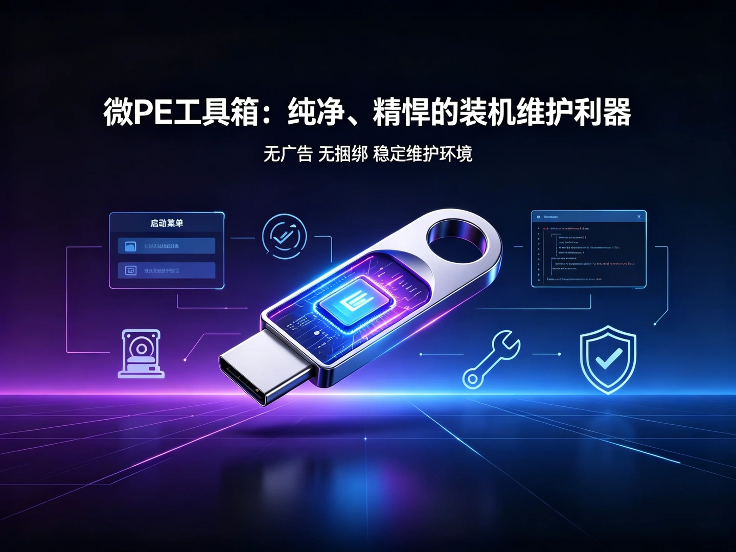 微PE工具箱:一款纯净、精悍的装机维护利器